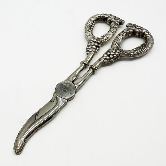 Antique Sterling Silver Grape Shears – Hans Jensen Danish Design by Voss Cut Co. - Picture 12 of 13